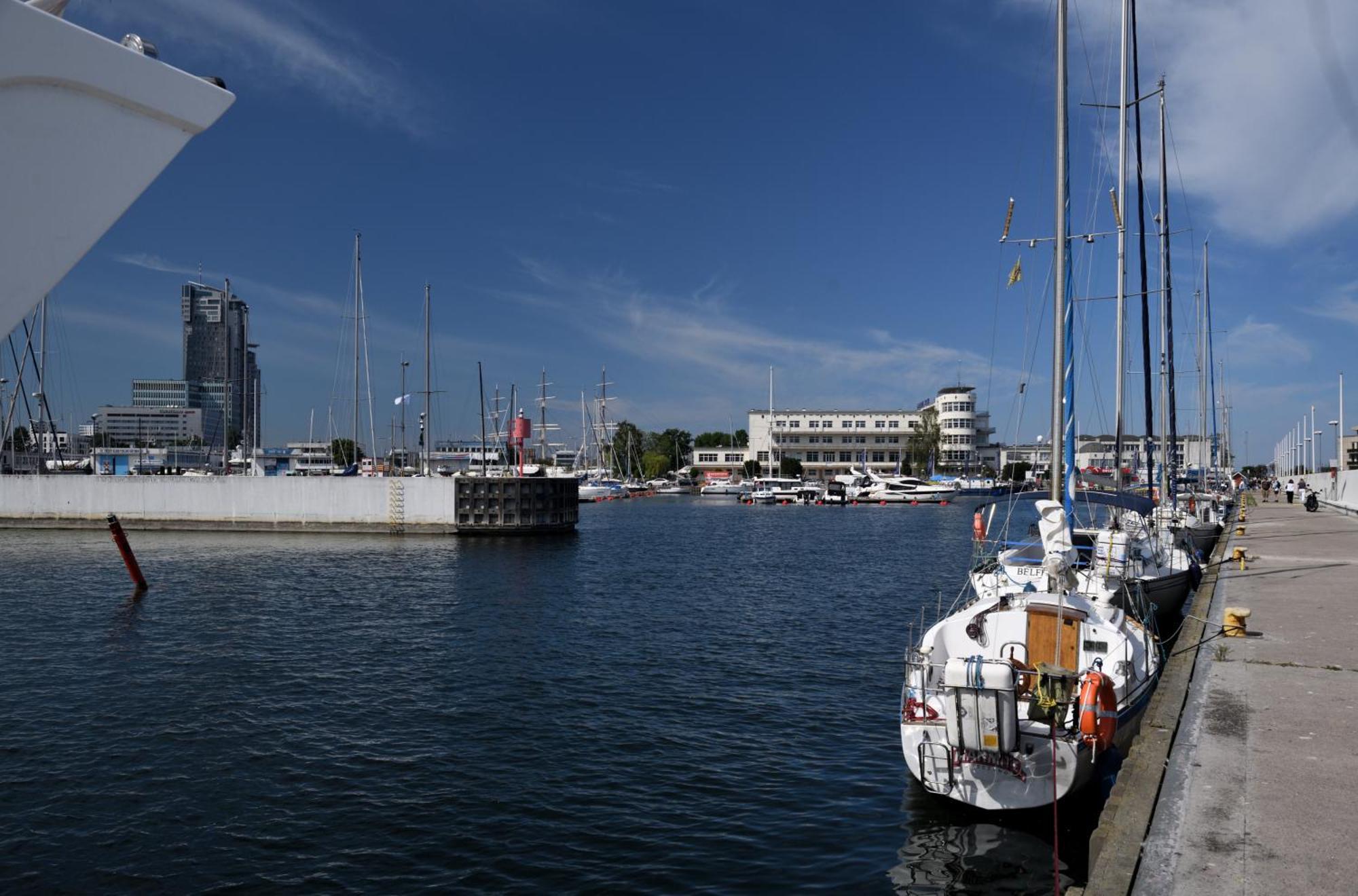 Ferienwohnung Blue Side Gdynia Exterior foto